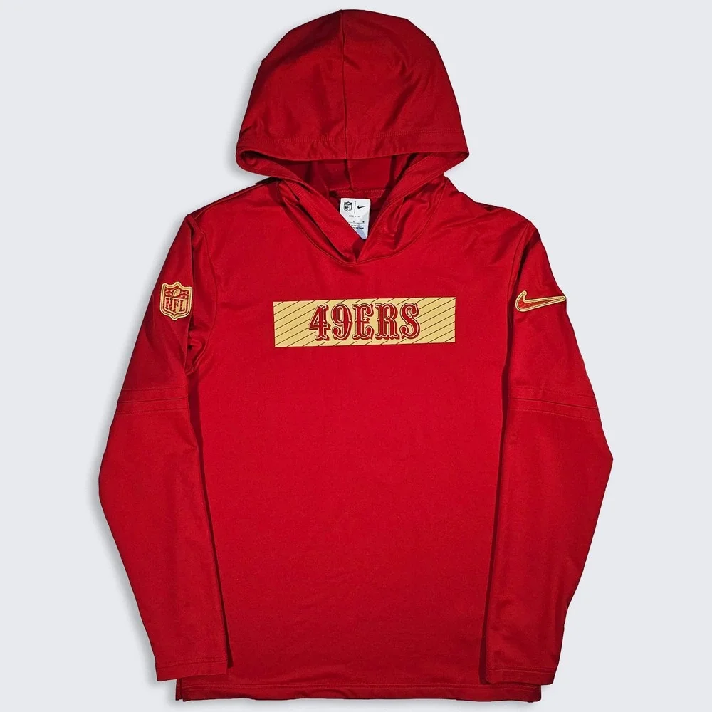 San Francisco 49ers Nike Sideline Hoodie Performance Long Sleeve Hoodie Shirt